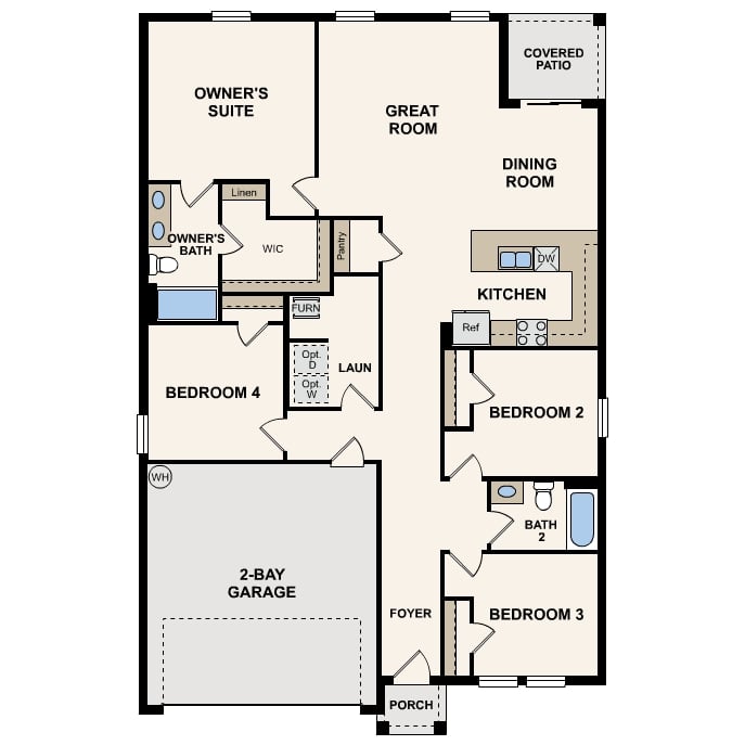 Quail-Ridge First Floor Floorplan