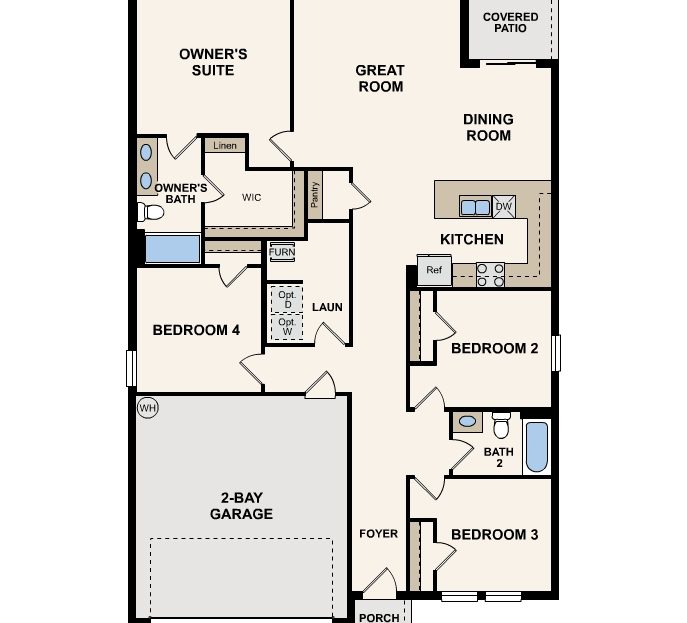 Quail-Ridge Single Family floorplan
