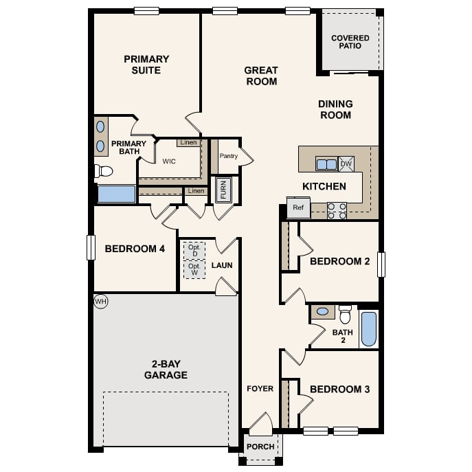 Quail-Ridge First Floor Floorplan