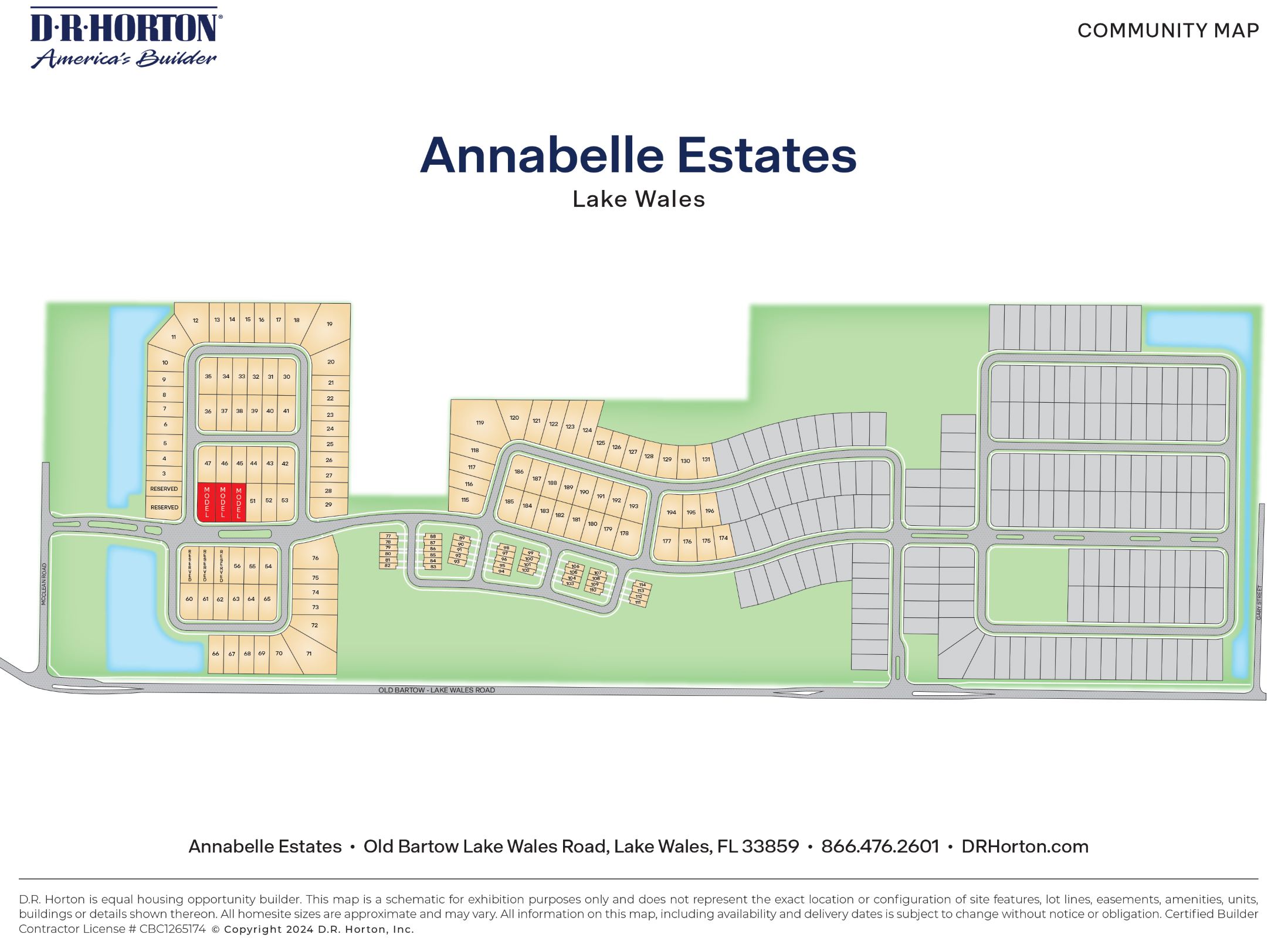 Annabelle Estates Siteplan