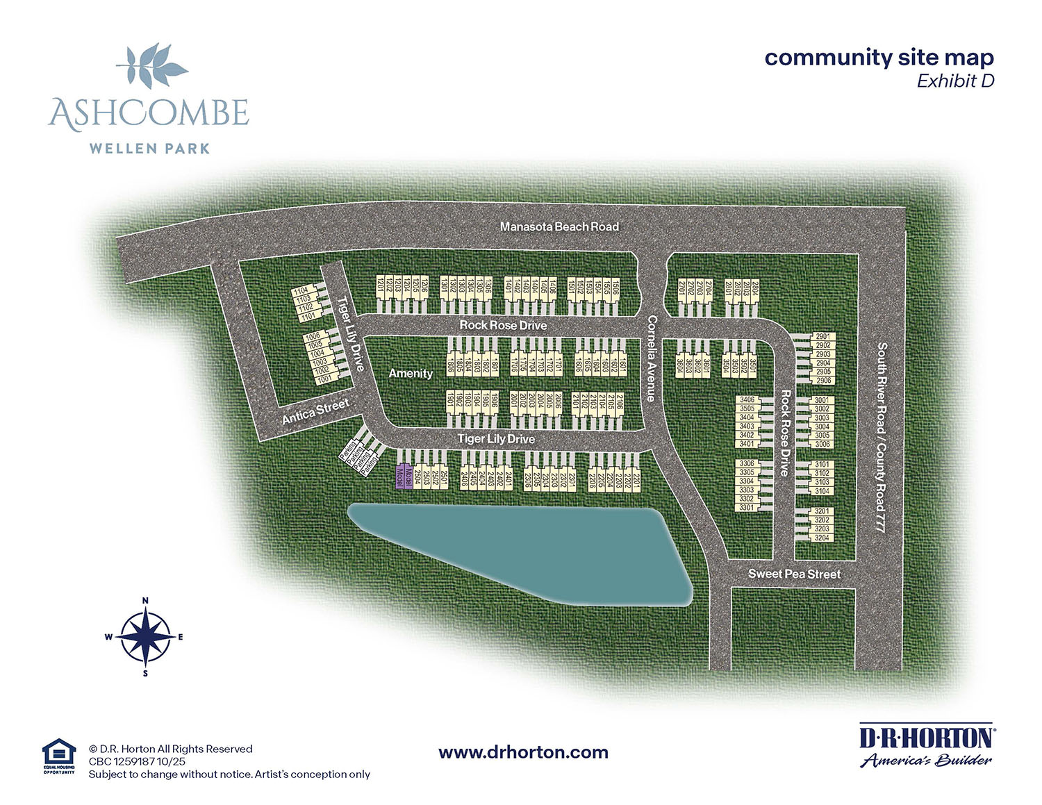 Ashcombe Wellen Park Siteplan