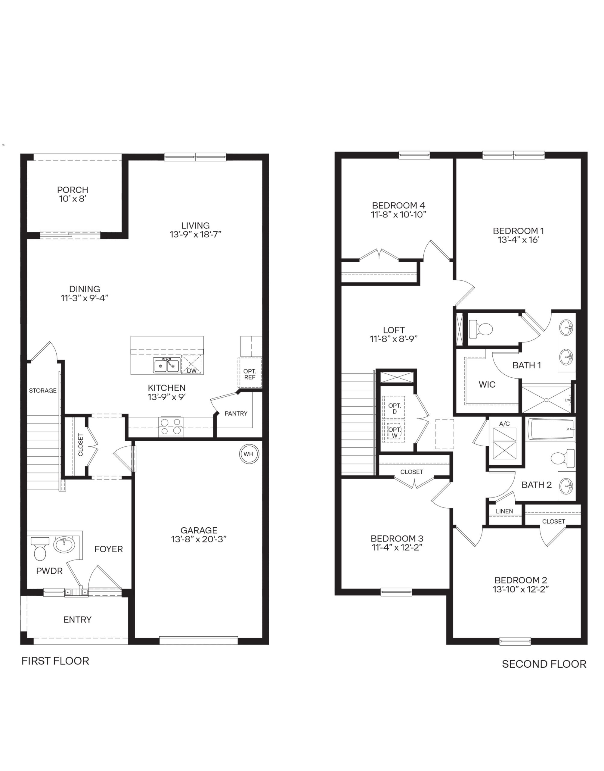 BELLEAIR- Interior Unit Floorplan