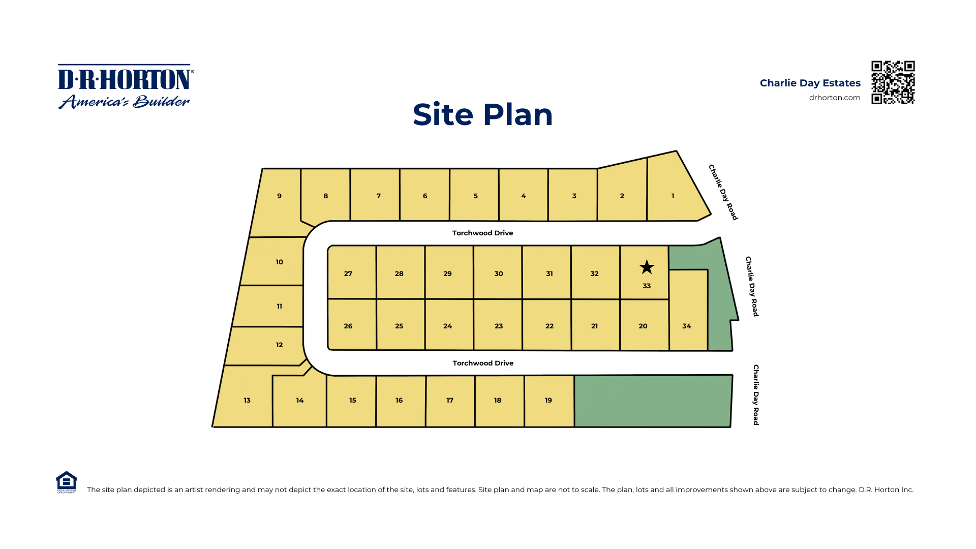 Charlie Day Estates Siteplan