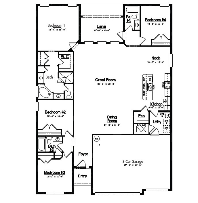 Destin Floorplan