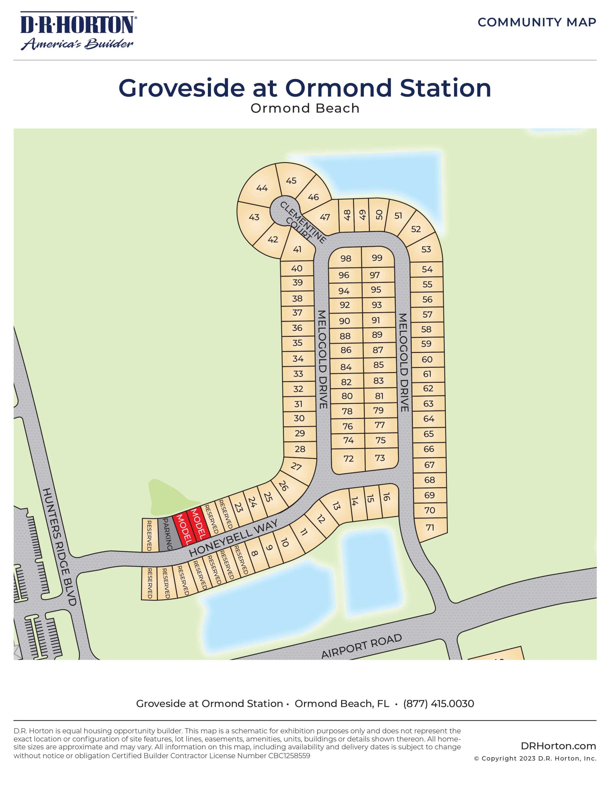 Groveside at Ormond Station Siteplan