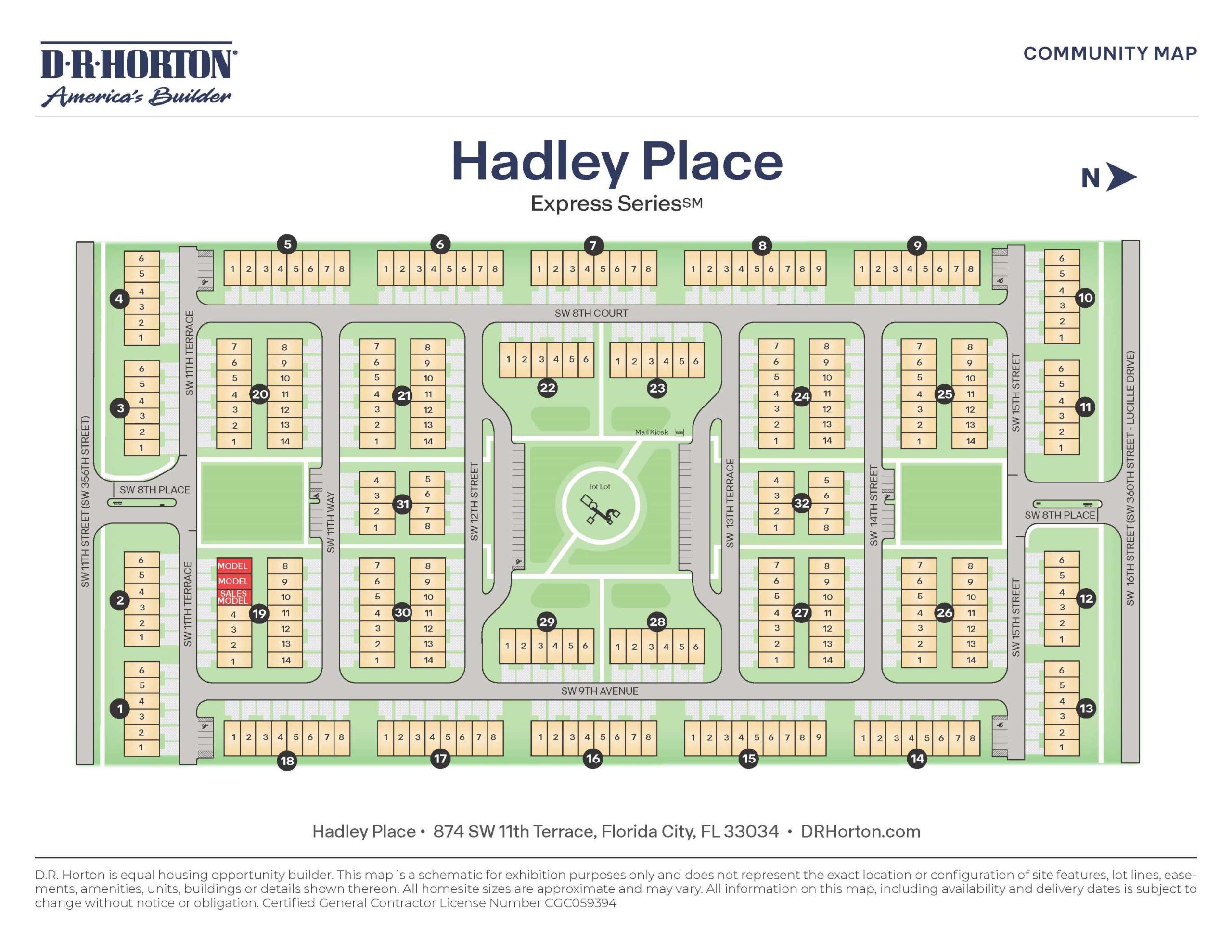 Hadley Place Siteplan