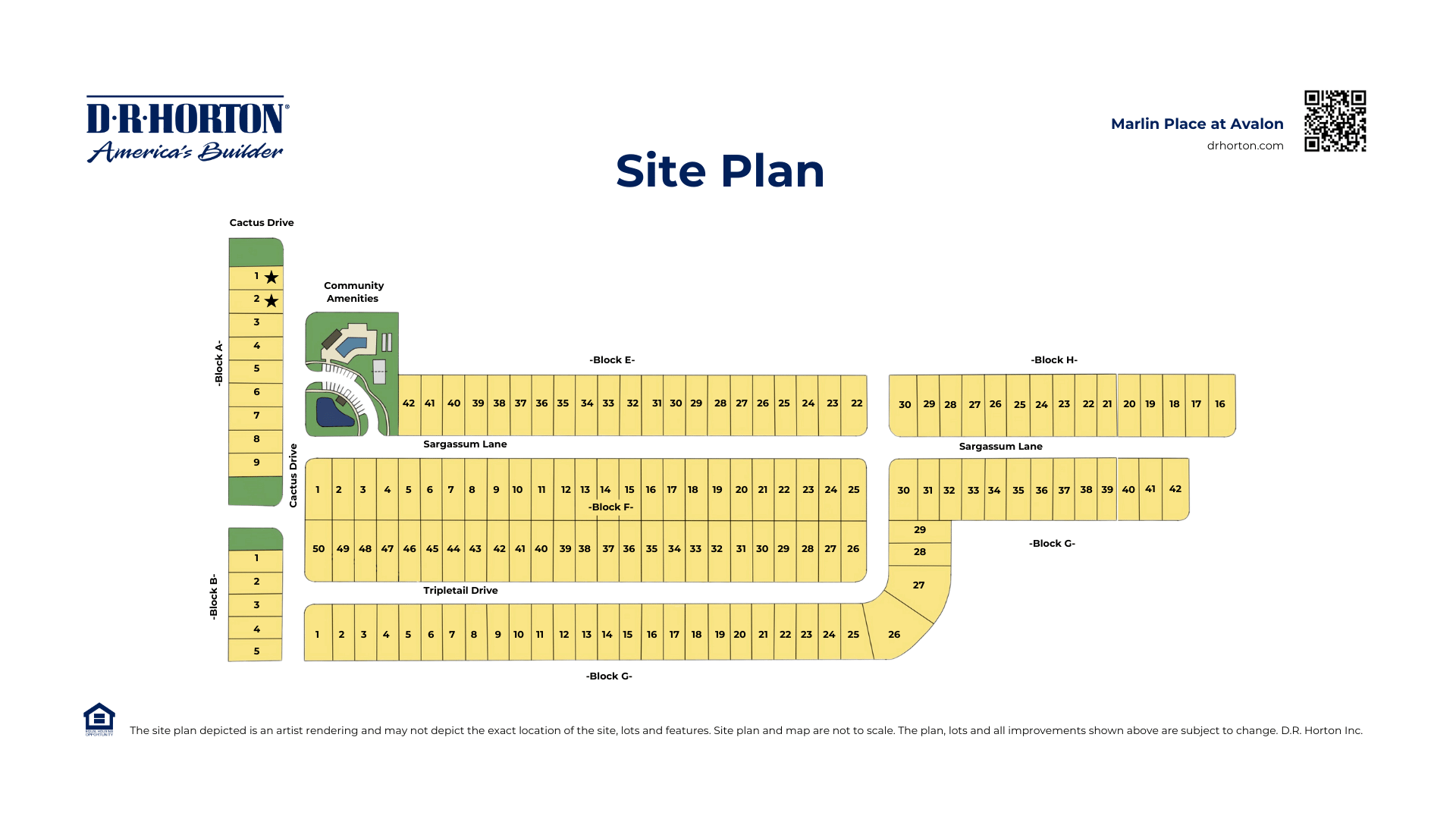 Marlin Place Siteplan