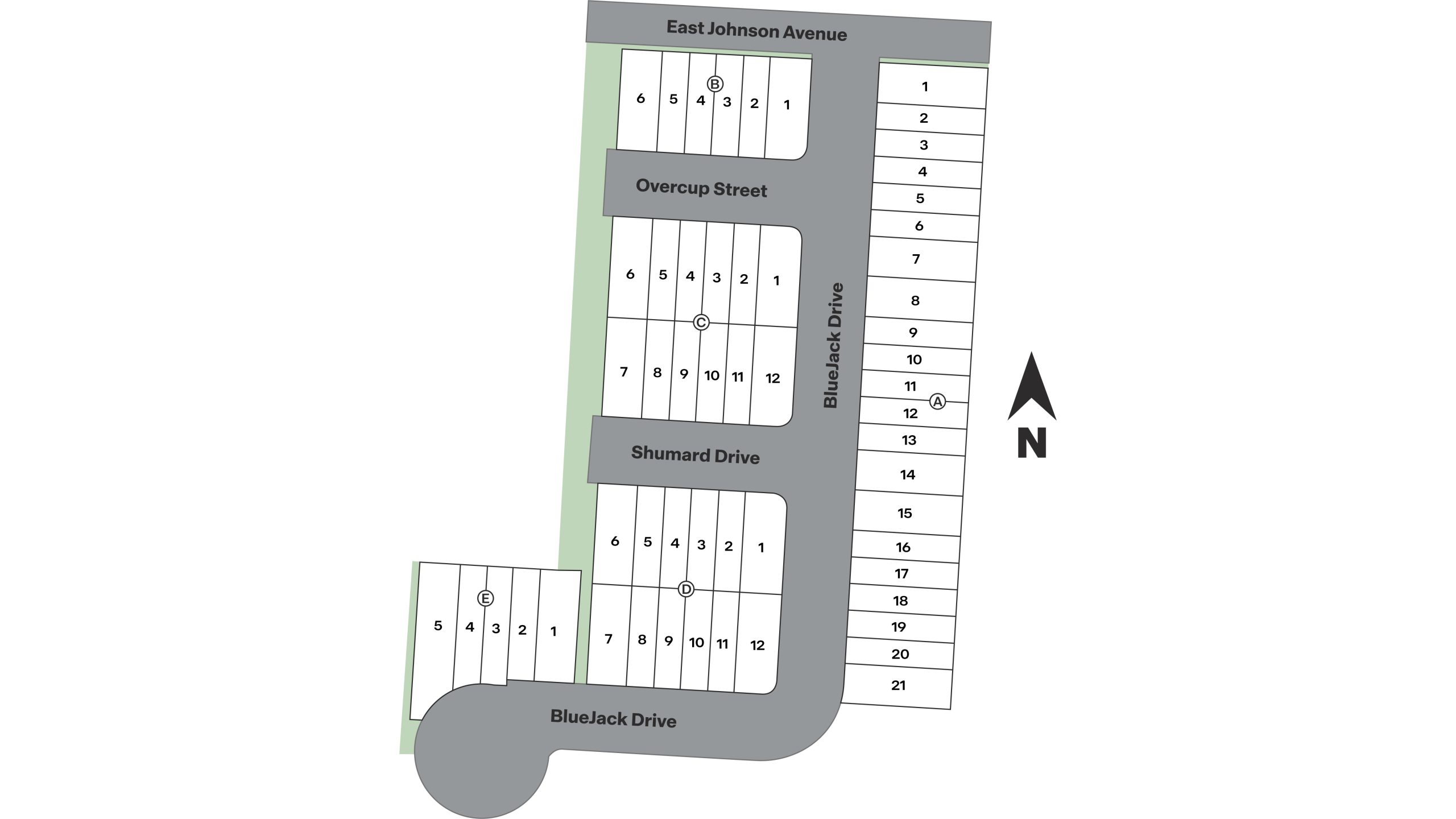 Midtown Oaks Siteplan