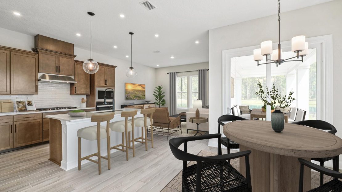 Fairfield Modern Farmhouse Model at Newbrook Townhome