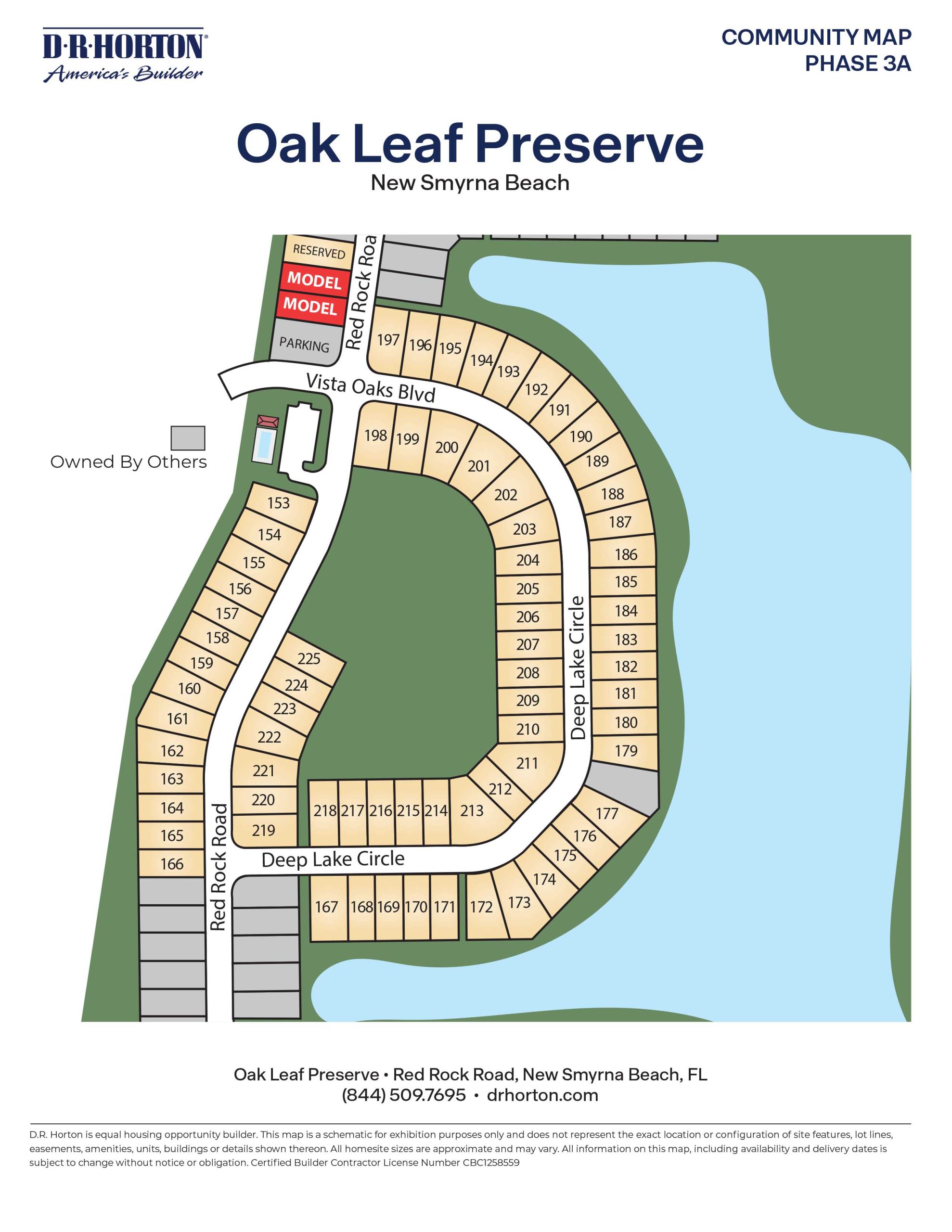 Oak Leaf Preserve Siteplan
