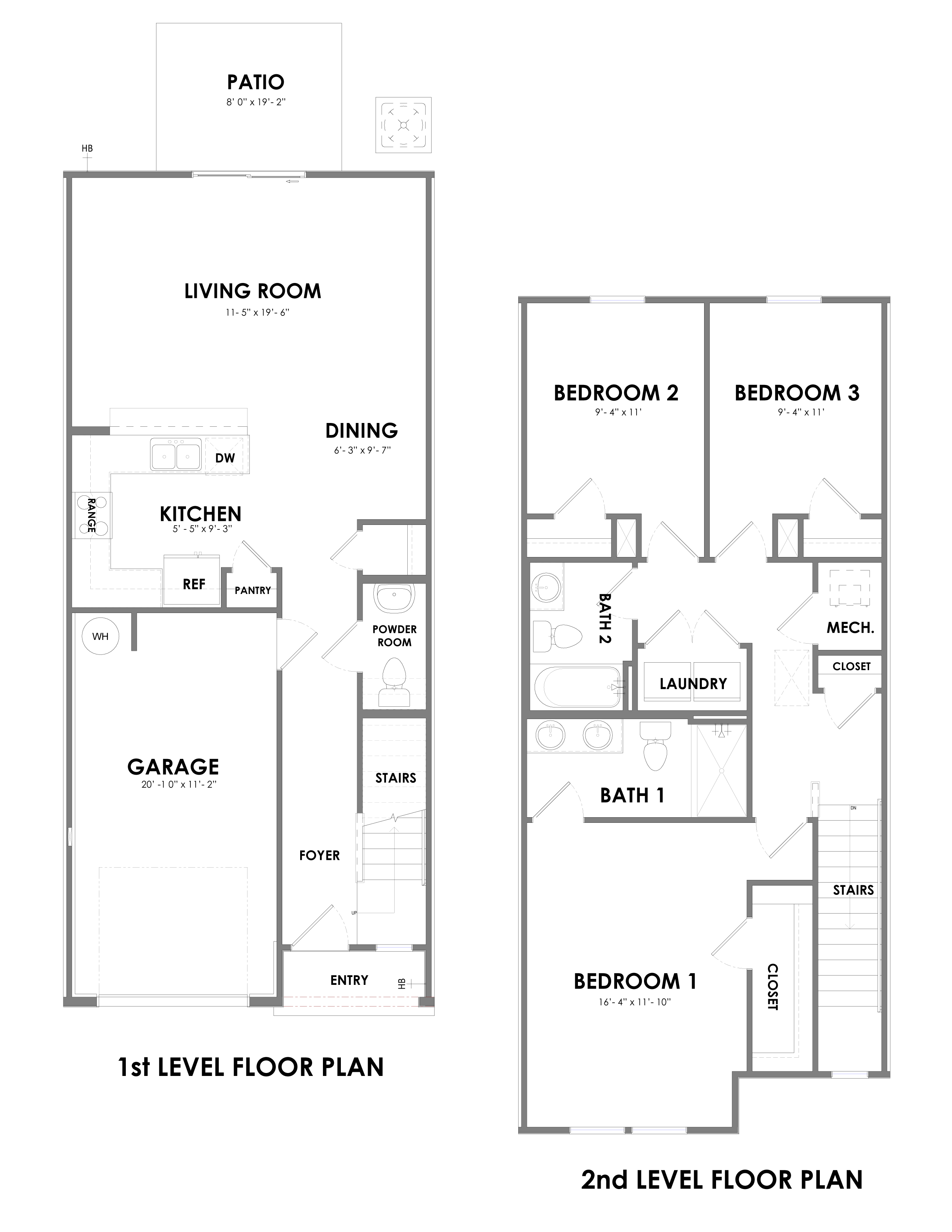 PEARSON - Exterior Unit Floorplan