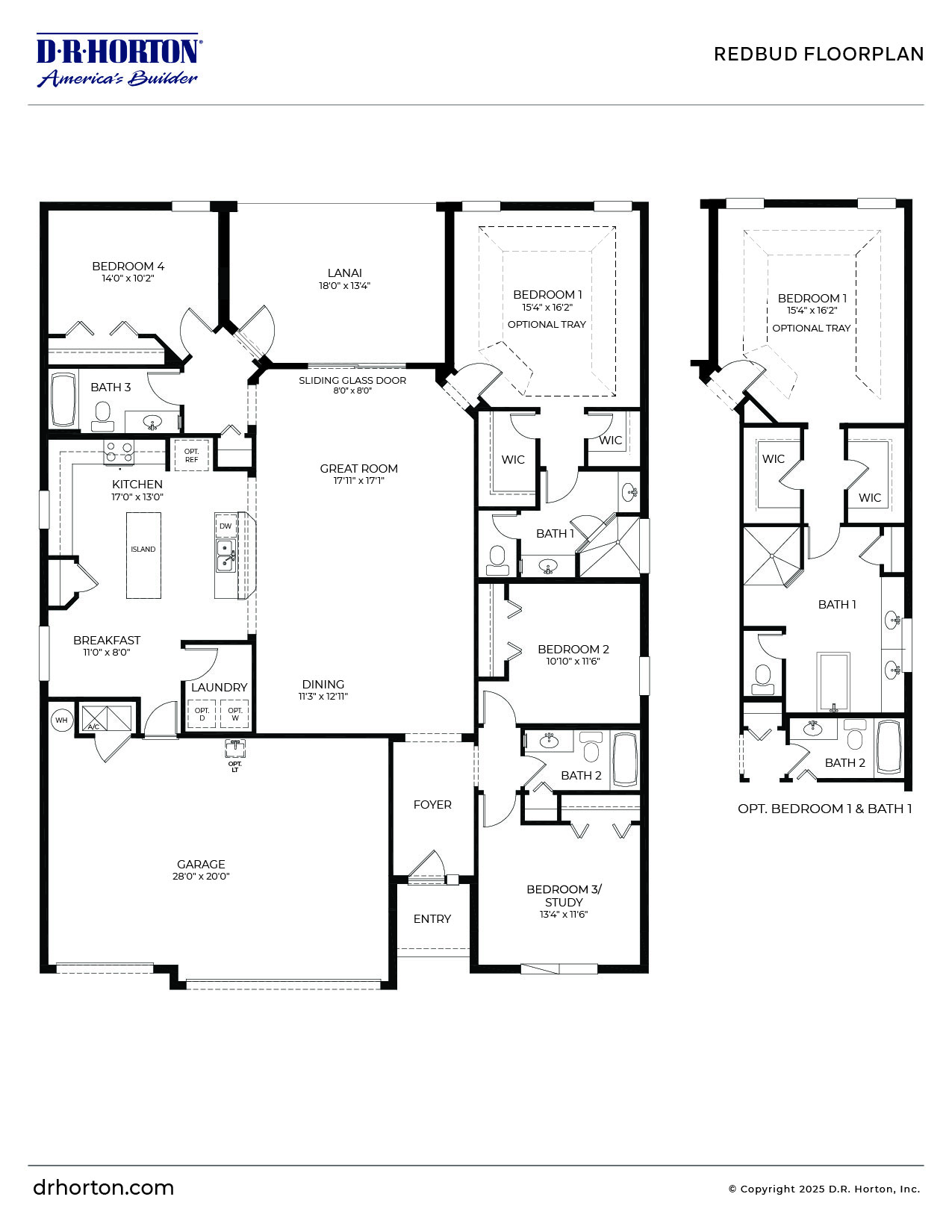 Redbud Floorplan