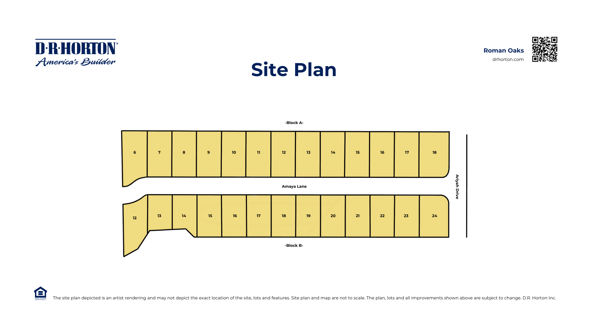 Roman Oaks Siteplan