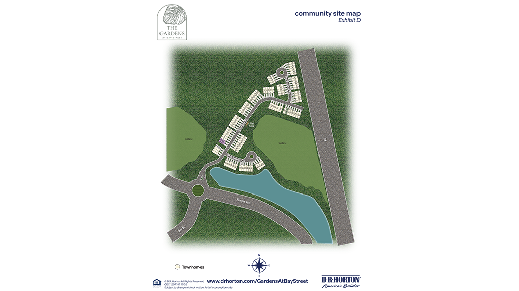 The Gardens at Bay Street Siteplan