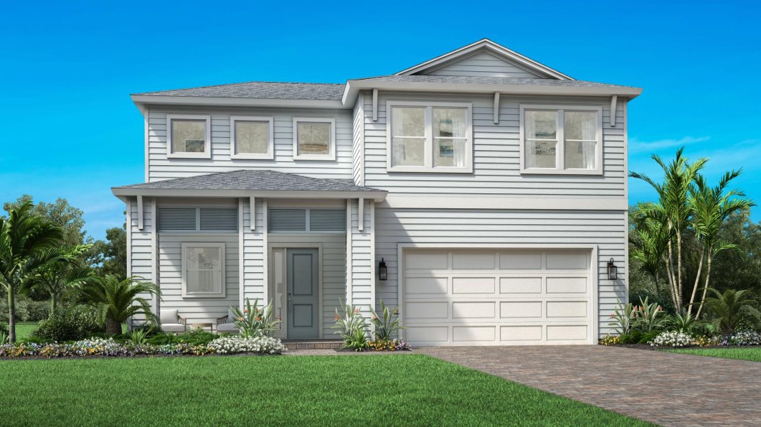 Edgeport Modern Coastal Model at Toll Brothers at Veranda Bay Single Family