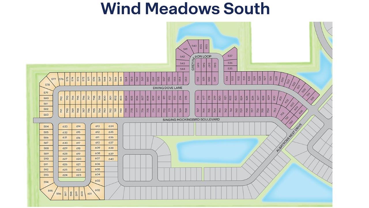 Wind Meadows South Siteplan