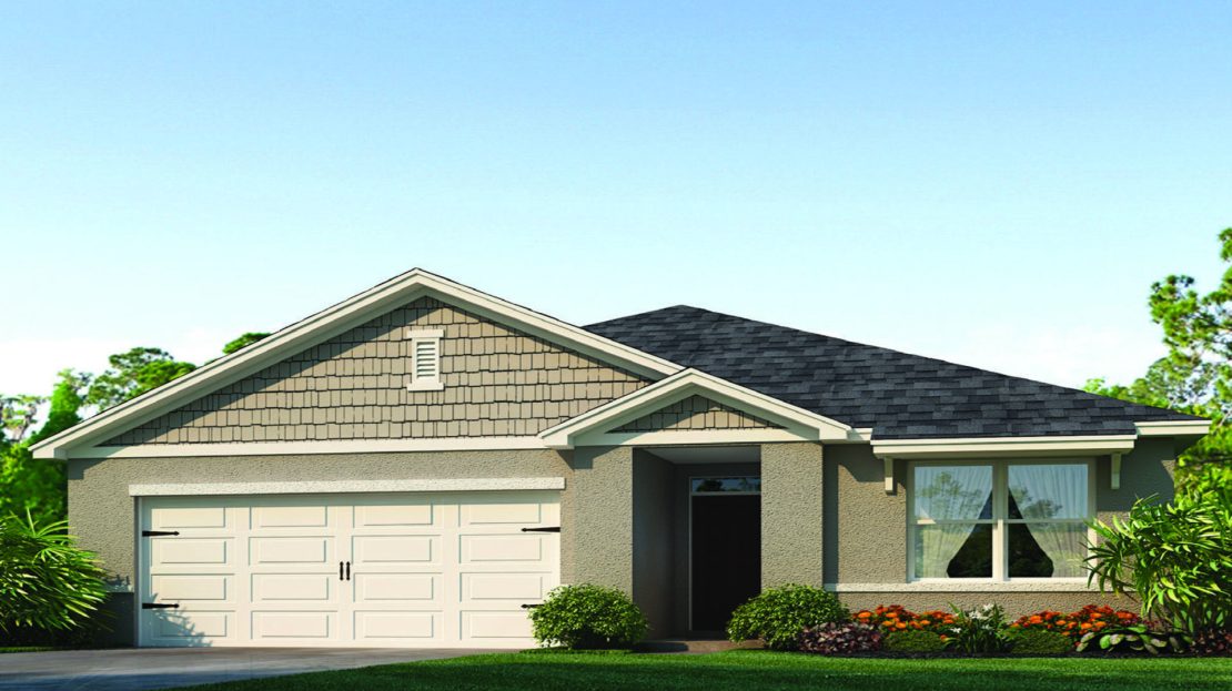Aria Single family floorplan