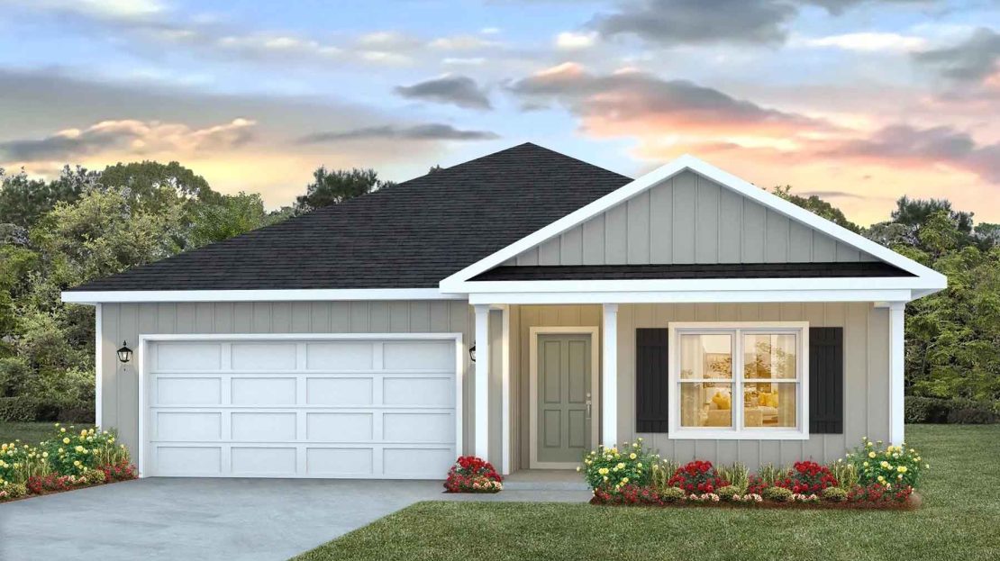 The Beau Single family floorplan