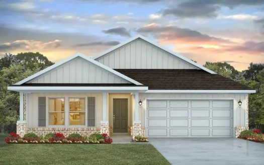 The Creekside Exterior floorplan