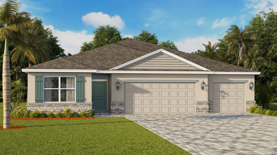 Denham Single family floorplan