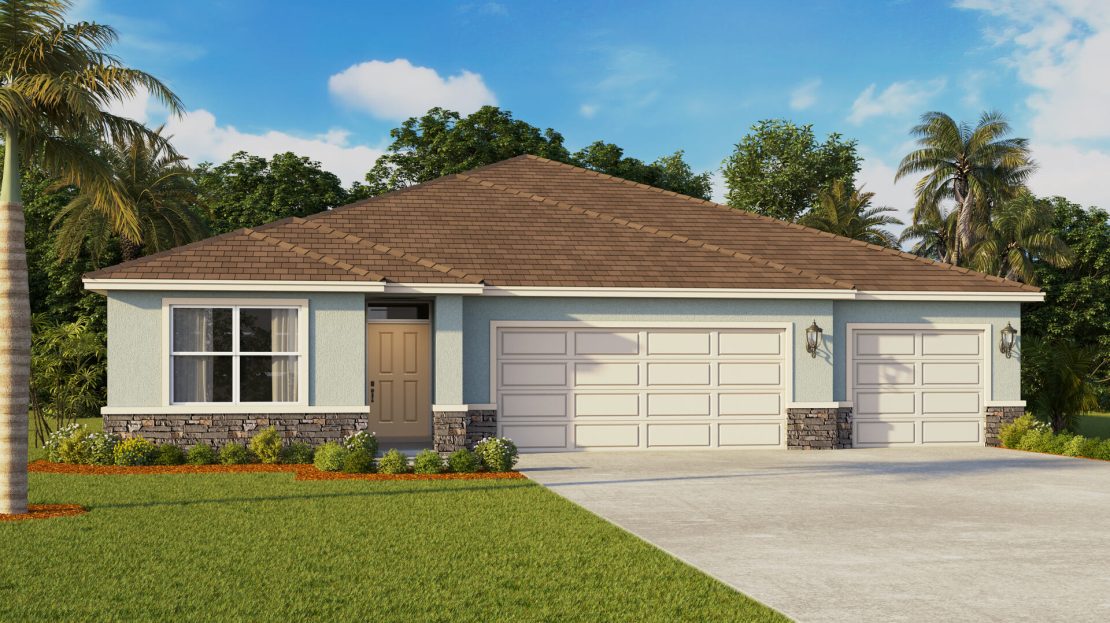 Denham Single family floorplan