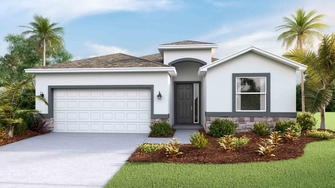 Lantana Exterior floorplan