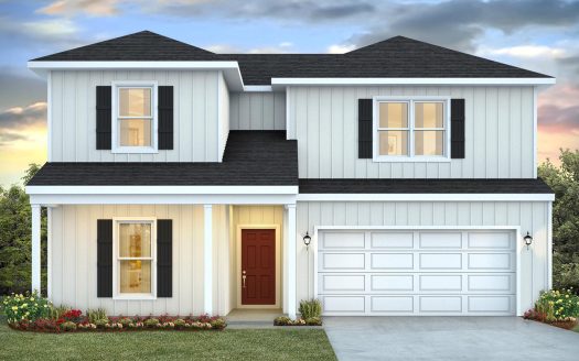 The Ozark Exterior floorplan