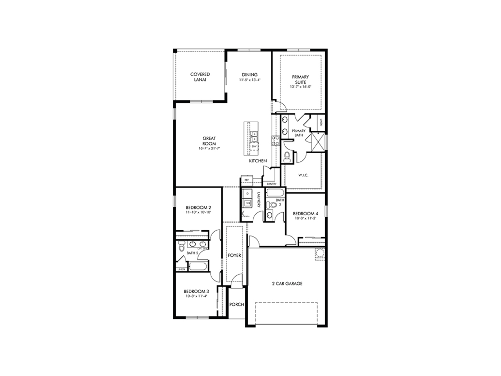 Emilia Model Floorplan