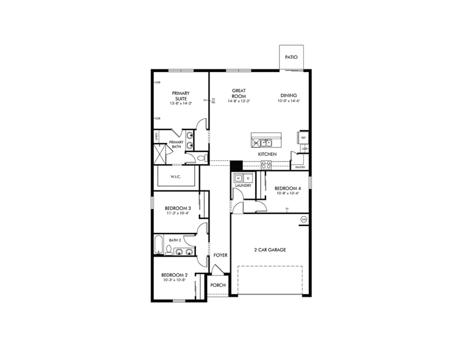 Foxglove Model Floorplan