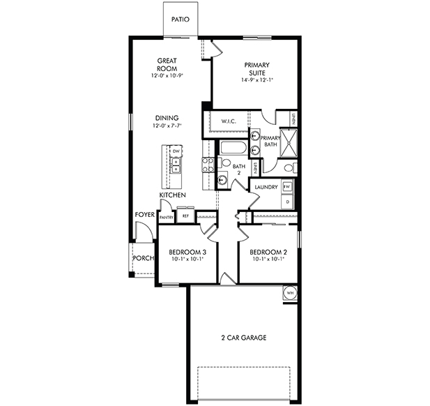 Denali II Model Floorplan