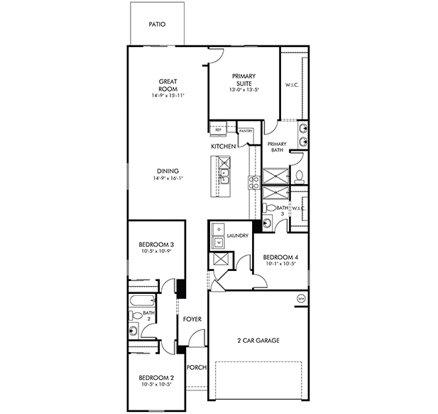Davenport Model Floorplan