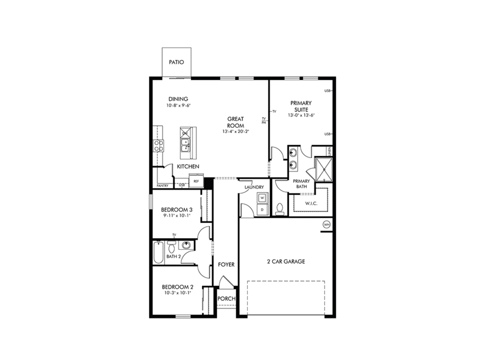 Bluebell Model Floorplan