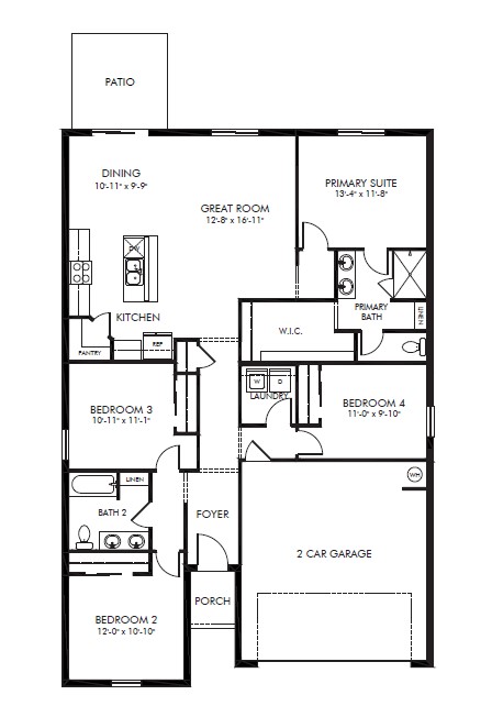 Gardenia Model Floorplan