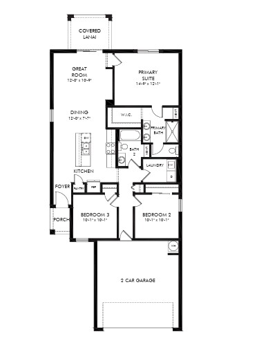 Denali II Model Floorplan