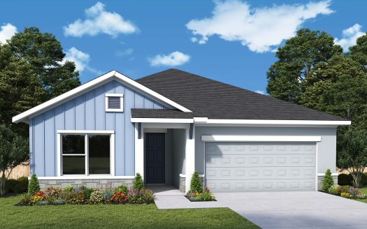 The Gaspar Exterior floorplan