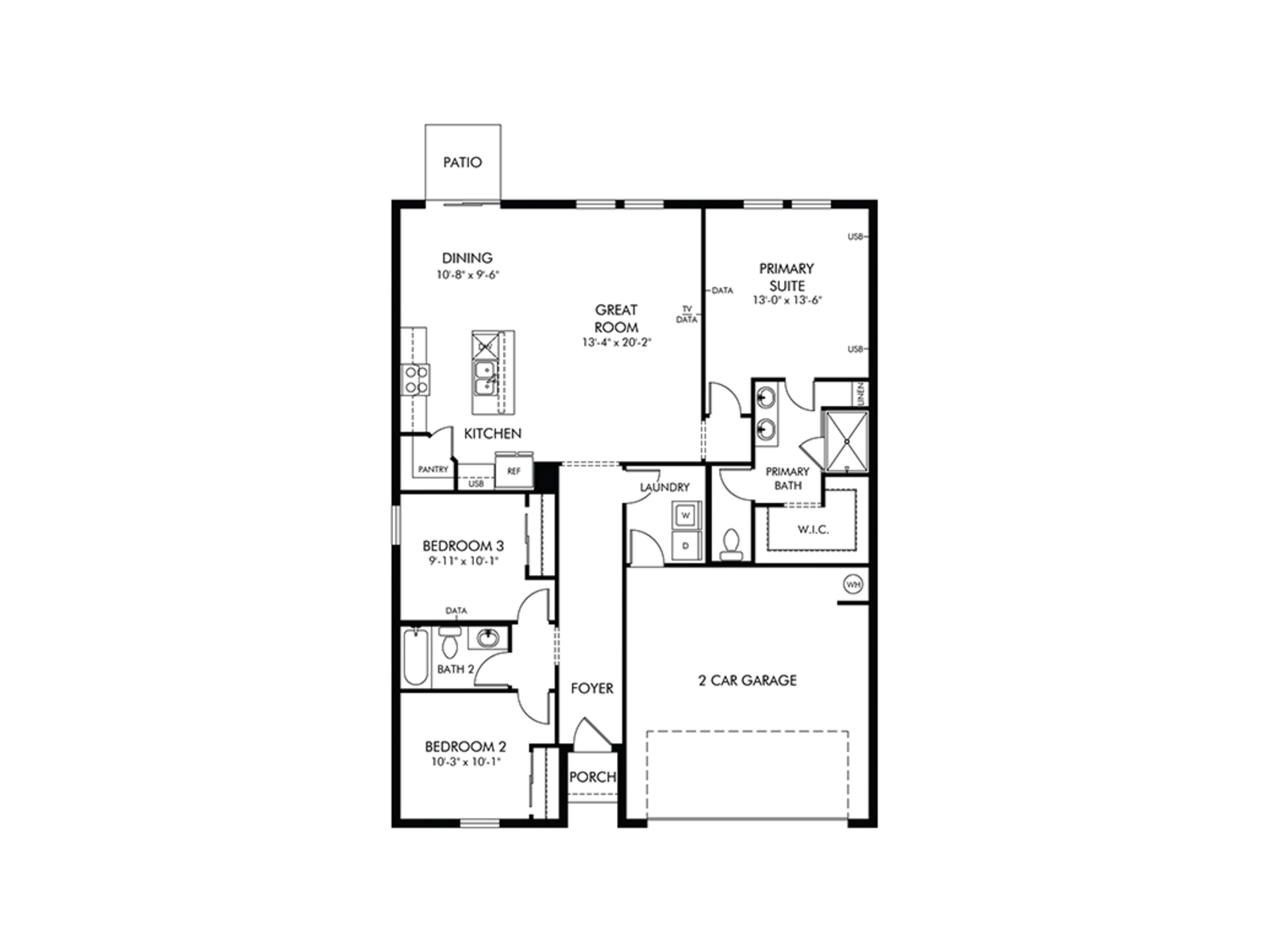 Bluebell Model Floorplan