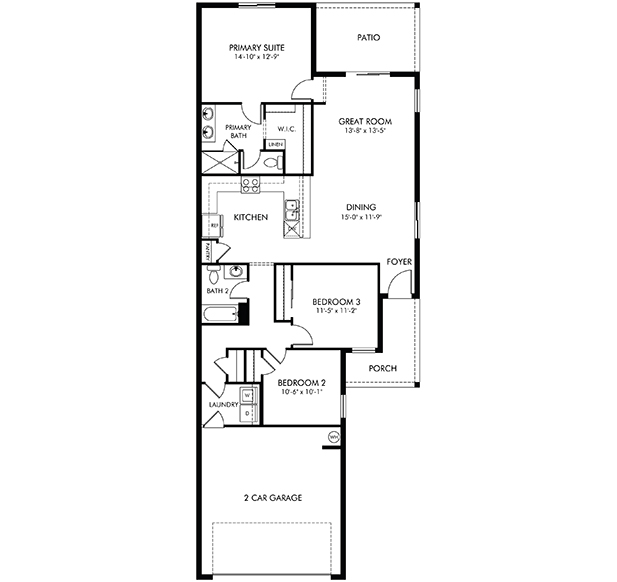 Sawyer Model Floorplan