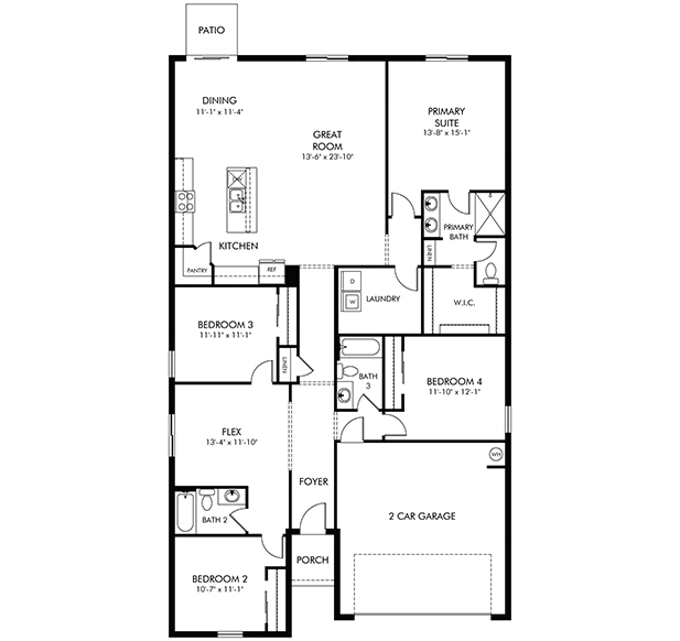 Essex Model Floorplan