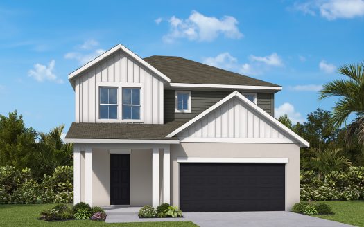 The Zander Exterior floorplan