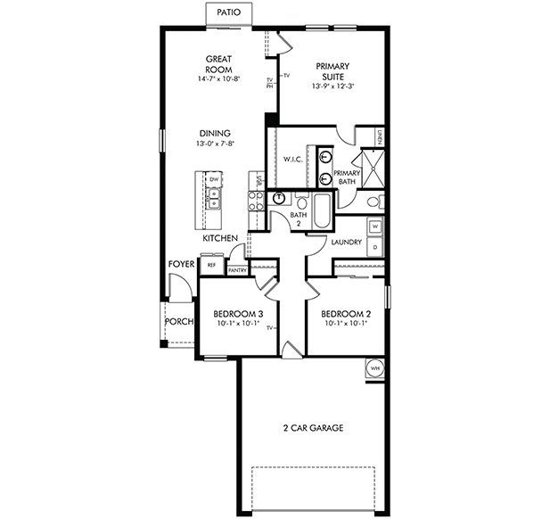 Denali Model Floorplan