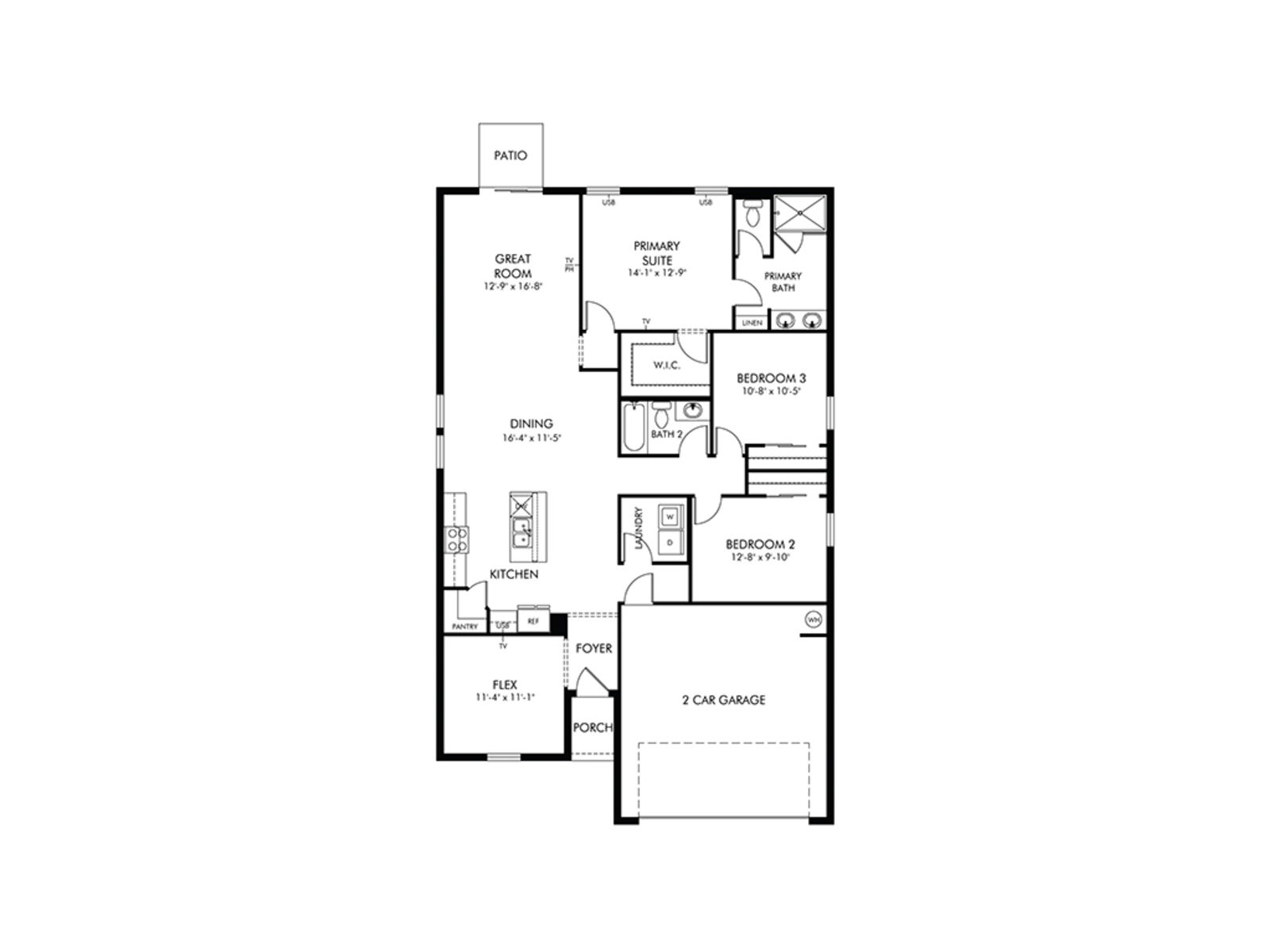 Daphne Model Floorplan