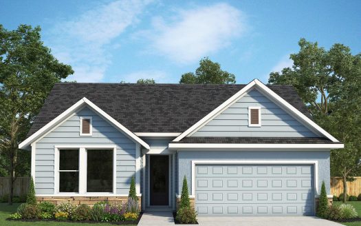 The Northglen Exterior floorplan