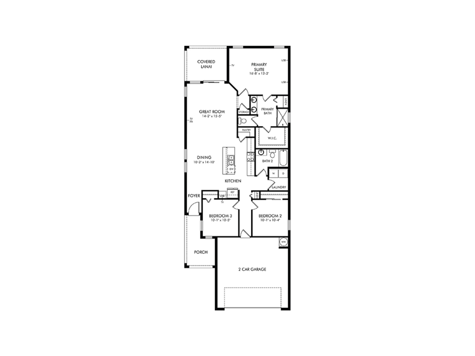 Sycamore Model Floorplan