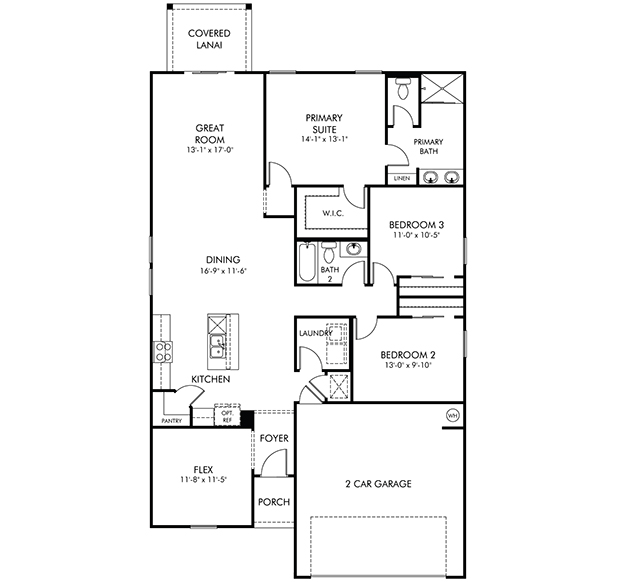 Daphne Model Floorplan
