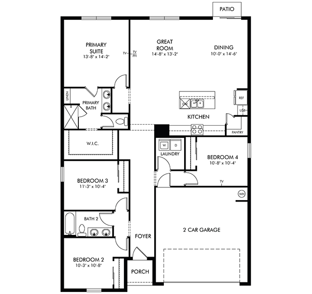 Foxglove Model Floorplan