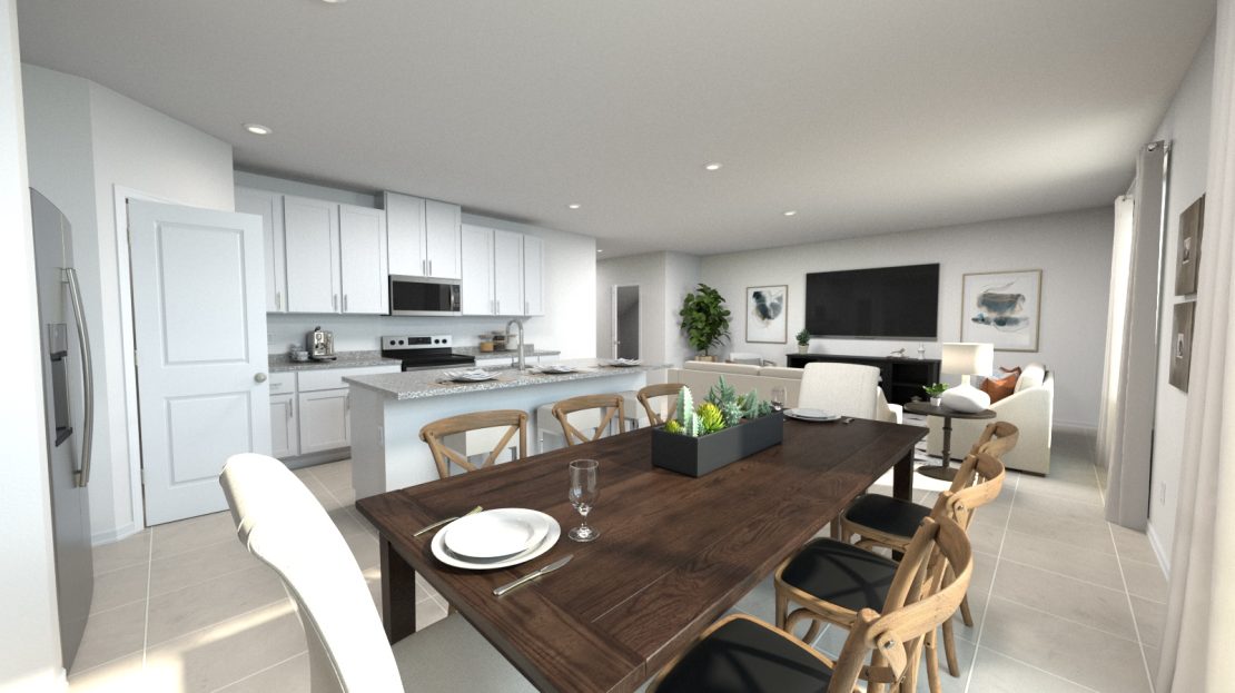 Redwood model in Indiantown