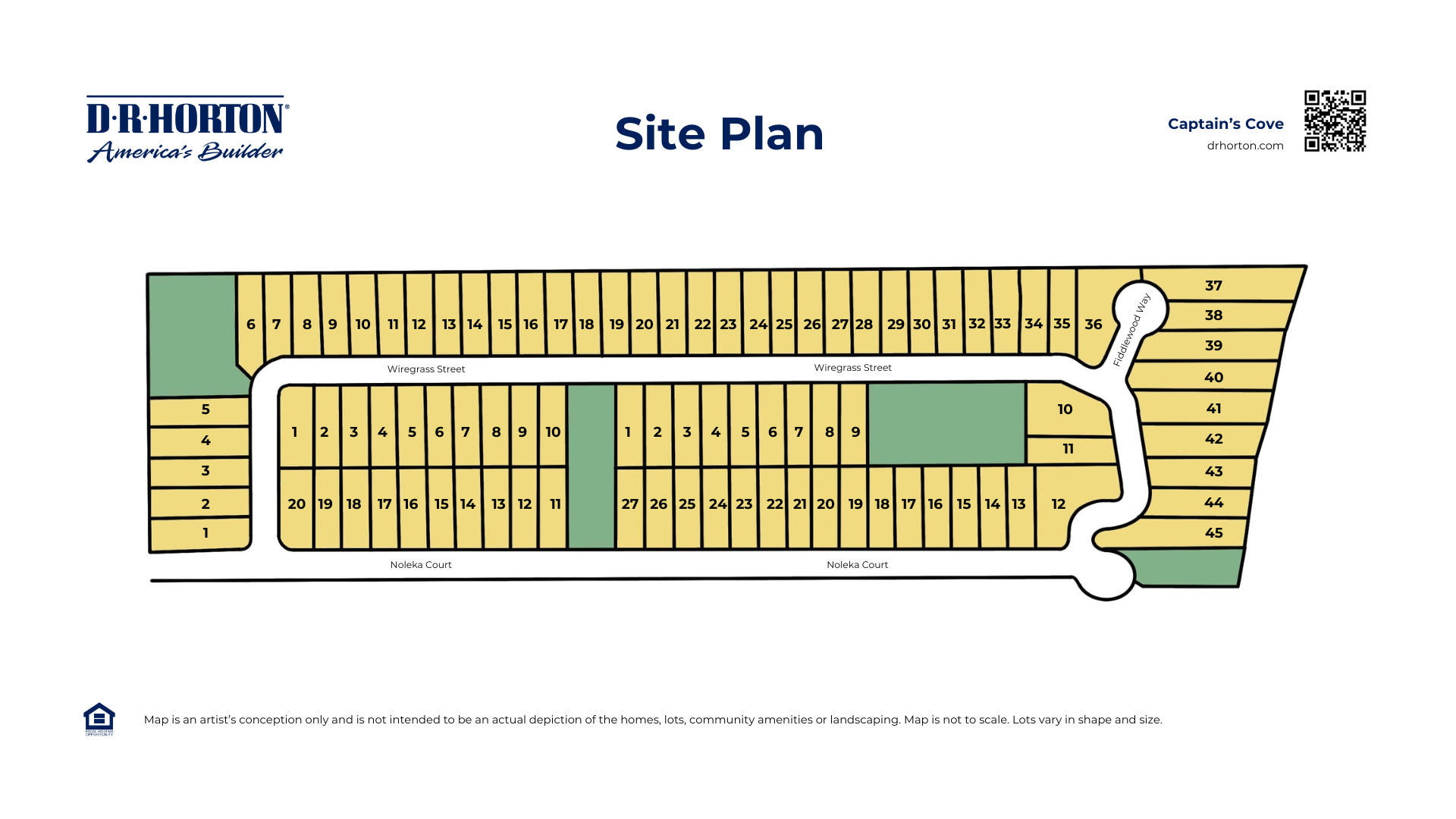 Captain's Cove Siteplan