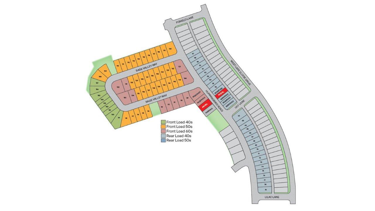 Harmony on Lake Eloise Siteplan