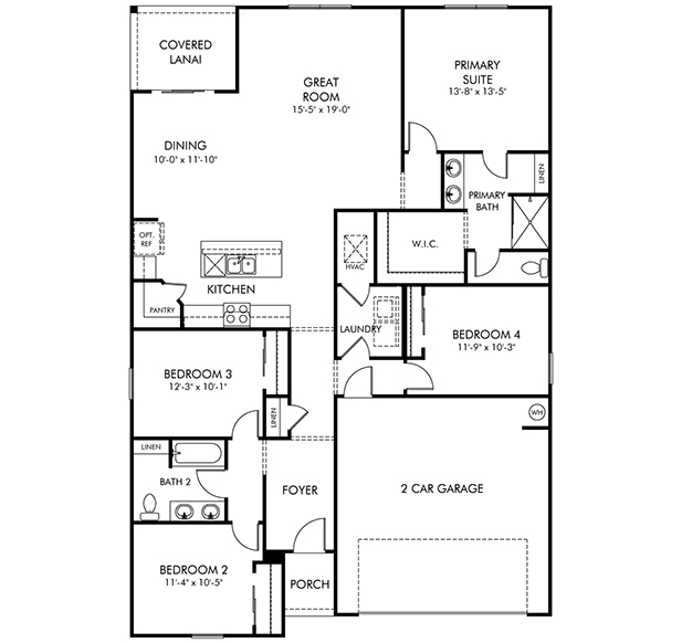Azalea Model Floorplan