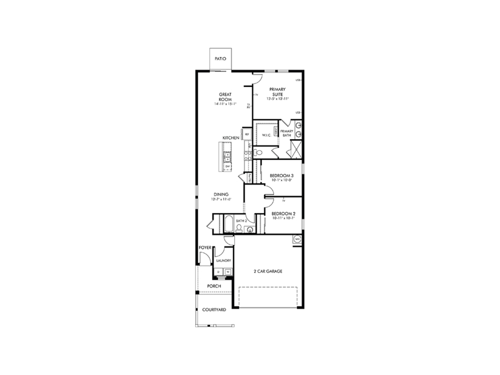 Everglade Model Floorplan